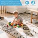 Warmstar 8x10 FT Non Slip Rug Pad,100% Waterproof Felt Rug Pad for Hardwood Floors,1/8 Thick Soft Carpet Pad with Natural Rubber Backing, Secure Grip & Floor Protection