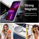 Ankceed for iPhone 13 Pro Case, Compatible with MagSafe, [Military-Grade Protection][Full Camera Protection] PC Back, Slim/Thin, Anti-Scratch Shockproof Protective Cover 6.1 Inch, Grey (Gray)