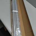LazBlinds No Tools No Drill 1" Vinyl Mini Blinds, Cordless Blinds for Windows, Light Filtering Horizontal Window Blinds & Shades, 33 1/2" W x 48" H, Grey