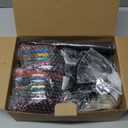 Jumbo C9 Christmas Pathway Lights Outdoor - 8.5 Feet 5 LED C9 Walkway Light, C7 Light Covered Jumbo Multicolor Bulb Christmas Lights Outdoor Decorations for Lawn Holiday Outside Yard Garden (1 Pack)