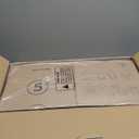 Vinyl Record Storage Box - Moving Box with Handles and Lids - Sturdy Cardboard Crate for Vinyl storage - Holds Up to 60 Records or LPs - Set of 4 Boxes (Kraft