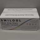 SMILOOL Stair Treads Non Slip for Wooden Steps Indoor 9" x 36" 15 Pack Extra Wide Stair Tread Carpet Stairs Runner, Step Pads with Reusable Adhesive for Dogs Kids Elders, Machine Washable, Light Grey