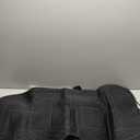 Car Seat Cushions, Car Seat Cover Foldable Portable Seat Cover for Back and Seat Cushions with Bottom Anti Slip Silicon(1 Pack/Black)