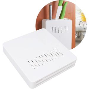 Wall Mounted Hidden Kitchen Knife Holder Prevent Injury Breathable Knife Block Home Kitchen, #911, NIZUUONEdg9bt2gupo