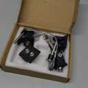 JK Hood Latches with Keys for Jeep, Hood Lock Locking Hood Latch for Jeep Wrangler JK Unlimited Sahara 2007-2018, Anti-Theft, Eliminate Hood Flutter, Aluminum, 1 Pair