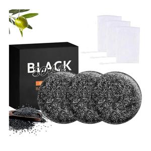 Gray Hair Reverse Bar, Black Soap For Hair Darkening, Herbal Mane Gray Reverse Bar for Men & Women, Deep Scalp Cleansing & Strengthening (3Pcs)