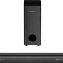 2.1CH Dolby Atmos TV Soundbar Speaker 5.3 Bluetooth 120W Output with 70W External Wired Subwoofer and Opt&AUX Cables,Deep Bass,Multiple Connection