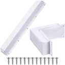 Innconee 1pcs 48 Inch Dock Bumpers and 1pcs Corner Dock Bumpers Guard with Screws for Boat Grade Pads for Vertical Poles, Horizontal Deck or Pier Fenders