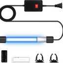 U-V Aquarium Clean Light Algae Removal LED Light Waterproof for Fish Tank Pond Aquarium (11W)