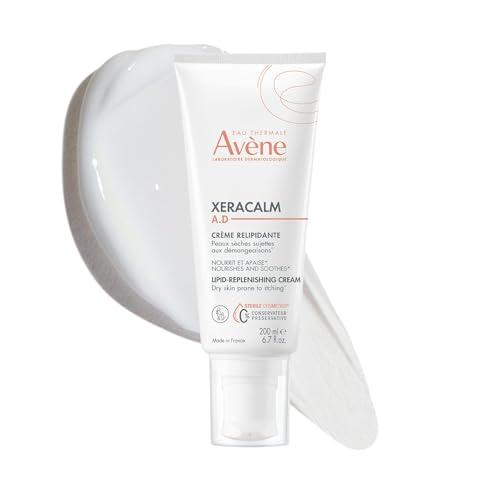 Avene XeraCalm A.D Lipid-Replenishing Cream, Atopic Dermatitis, Eczema-Prone, No Preservatives, Fragrance-Free, 6.7 Oz
