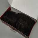 Ponytail Extensions, Black Brown Claw Long Wavy Pony Tail, 30 Inch Curly Clip in Hair Extensions, Natural Looking Fluffy Synthetic Hairpieces for Women Daily Use