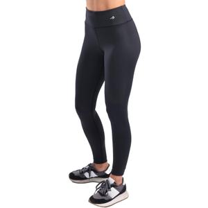CompressionZ Women's Compression Leggings High Waisted Performance Tummy Control Gym, Pilates, Travel, Yoga, Workout Pants (Large, Black)