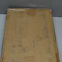 GHWIE Double Layer Bamboo Bread Box for Kitchen Counter,Large Capacity Bread Storage Bin,Bread Container with Acrylic Wavy Door Panel (Brown, Medium)