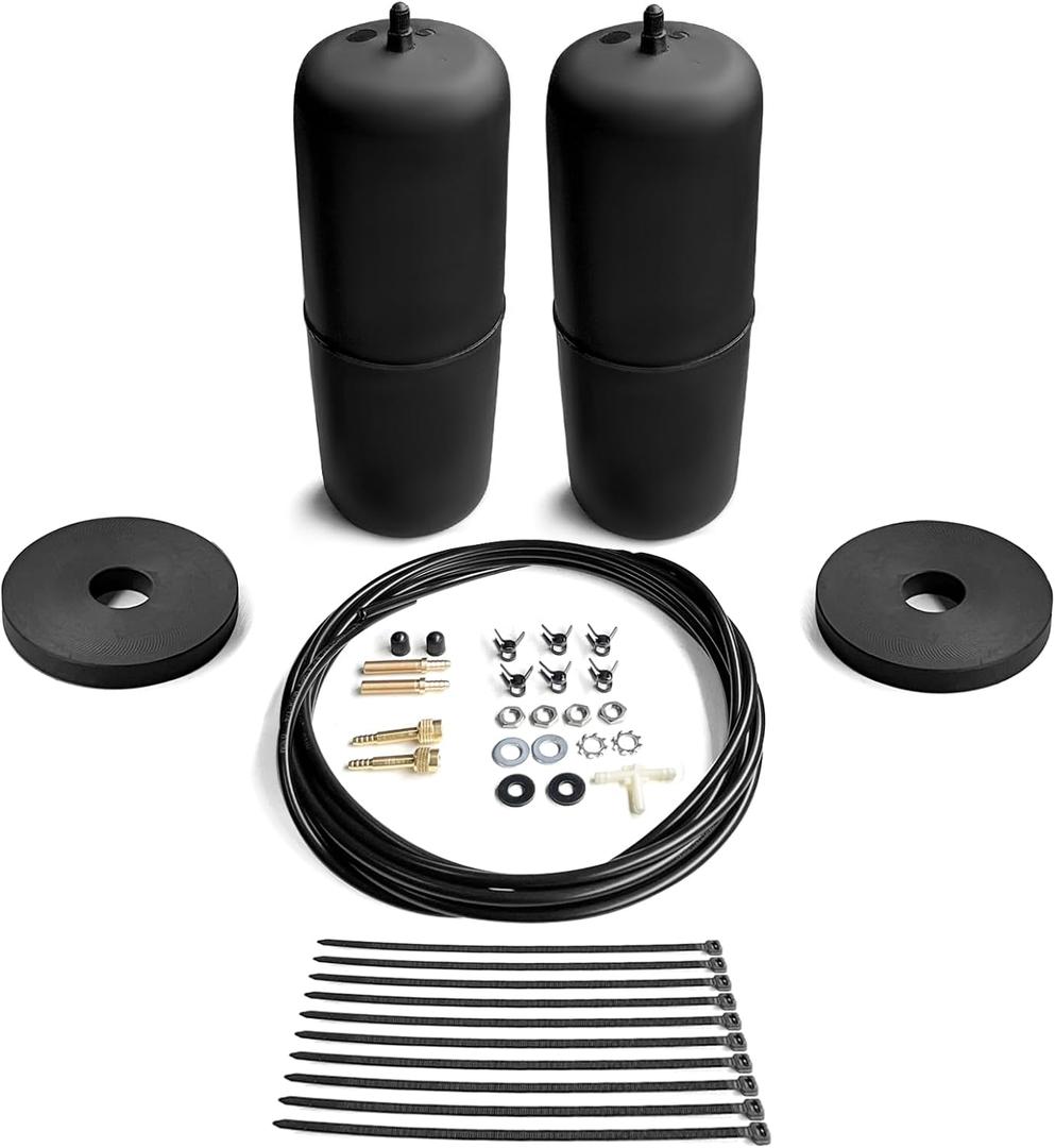 MILLISEC Air Helper Spring Bags Suspension Kit Compatible with 2009-2024 Ram 1500 and 1500 Classic Pickups 60818HD Rear Air Spring Kit, Up to 2100 lbs of Load Leveling Capacity