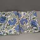 2 x Boho Navy Blue Pillow Covers 12x20 Inch 2 Pcs Sage Green Vintage Floral Decor Throw Pillows Spring Flower Summer Outdoor Farmhouse Decoration Pillowcase Cushion Cover for Couch Sofa Bed