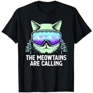 Cool Snowboard for Men Women Kids Ski Lover Mountain Skier T-Shirt Size L