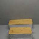 2 Pack Large Cable Management Box – Wooden Style Cord Organizer and Cover for TV Wires, Computer, Router, USB Hub and Under Desk Power Strip – Safe ABS Material and Baby-Pets Proof Lock (White)