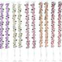 Floral Bra Straps for Women,Decorative Flower Lace Strap for Strapless Dress/Bra (5 Color Pack)