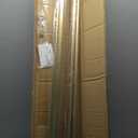 Antique Gold Double Curtain Rods, Room Darkening, 84-120" Wrap Around, Heavy Duty Dual Blackout Curtain Rods