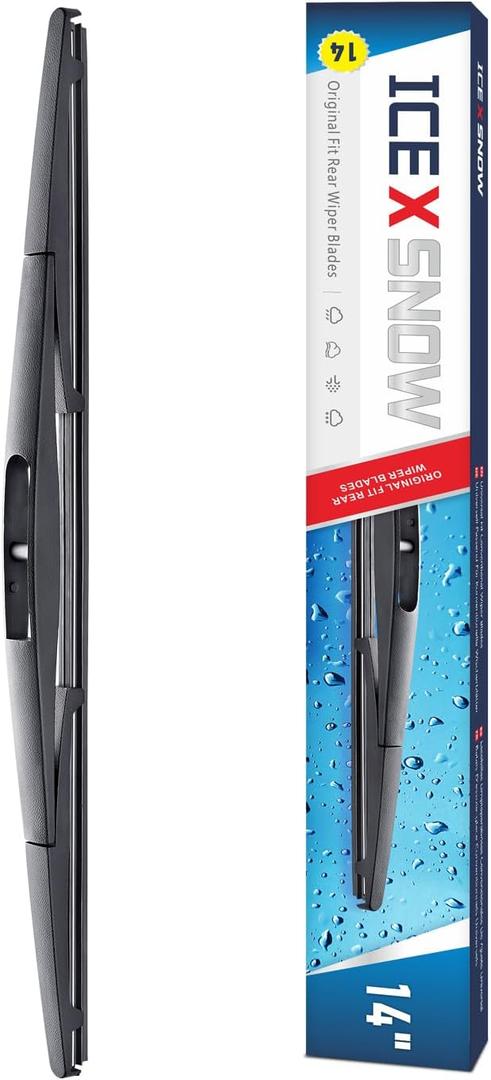 14" Rear Wiper Blade Replacement for Honda CRV 2011-2007 Subaru Forester 2022-2006/Outback 2019-2005 Honda Pilot 2020-2016 2008-2003 Back Windshield Wiper Blade-14B/H354