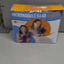 SunnyBay Microwavable Heated Hand Warmer Gloves for Women and Men, Weighted Arthritis Gloves for Women for Pain, Stay-on Wrist Elastic and Bulk-Free Grip for Maximum Functionality, Pair(Small)