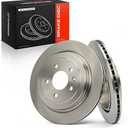 A-Premium 12.40 inch (315 mm) Rear Vented Disc Brake Rotors Compatible with Cadillac Models - ATS 2013-2019, 2-PC Set