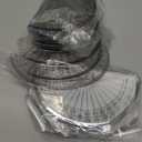 eBoot 28 Pack Clear 180 Degree Plastic Protractors for Angle Measurement, 10 cm