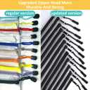 12pcs Mesh Zipper Pouch Bags, A5 Storage Bag for Organizing, File Bags for Office, Board Games and Home Supplies (69, Black)