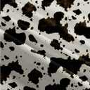 Women's Cow Print Tank Top Sleeveless Crewneck Fitted Crop Tops Summer Cowgirl Vest (XS)