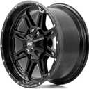 Rough Country 94 Series One-Piece Aluminum Wheel - 20x10, 6x5.5"/6x135mm Bolt Pattern, 18mm Offset, Matte Black
