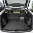 Topfit for Tesla Model Y Trunk Mats Cargo Liner Waterproof Dog Car Seat Covers Protector All-Weather Rear Floor Mat for Tesla Model Y Accessories 2019-2025