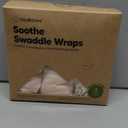 3Pack Organic Baby Swaddle Sleep Sacks  Swaddles for Newborns, Infant 03 Months, Baby Girls, Boys, Soft & Snug Newborn Sleep Sack, Nursery Swaddling Blankets (Angelic, XS)