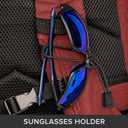 Basketball Backpack with Ball Compartment (Red)