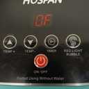 HOSPAN Collapsible Foot Spa with Heat, Bubble, Red Light, and Temperature Control, Foot Bath Massager with 8 Shiatsu Massage Rollers, Pedicure Foot Spa for Relaxation - FS01A (Sky Blue)