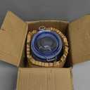 Blue Glass Airtight Coffee Canister 32oz (1000ml), Airtight Coffee Container & Airtight Canister for Kitchen Storage, Glass Flour Container & Flour Jar, Fermentation Jar and Kimchi Containers