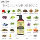 PURA D'OR 16 Oz Advanced Therapy Shampoo Reduces Hair Thinning & Increases Volume, No Sulfate, Biotin Shampoo Infused with Argan Oil, Aloe Vera for All Hair Types, Men & Women