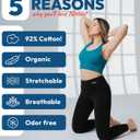 Nirlon Women's Leggings with Pockets High Waisted Workout Yoga Pants (6, Black)