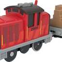 Thomas & Friends Motorized Toy Train Salty Battery-Powered Engine with Cargo Car for Pretend Play Preschool Kids Ages 3+ Years (Multicolor)