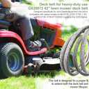 for John Deere LT155 LT165 Drive Belt M126009 1/2 x 86 Inch Kevlar Aramid Reinforced Lawn Mower Transmission Belt Heavy Duty Wear-Resistant