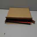 INFUN Telescoping 3 Ring Binder - 4PCS, Portable Plastic 3 Ring Binder with Telescoping Spine, Binders with Foldable Front Cover Holds 8.5"x11" Paper for School, Office, Homes (0.75 Inch, Red+pink+ Blue+green)