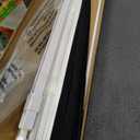 LazBlinds No Tools No Drill Cordless 1" Vinyl Mini Blinds, 100% Blackout Blinds for Indoor Windows, Room Darkening Privacy Window Blinds and Shades for Interior, 23" W x 64" H, White