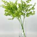 Light Green Boxwood Stem: Realistic Faux Floral, 26-Inch Artificial Greenery Stem