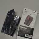 pack all Shoe Bag for Travel, Water-Resistant Shoe Pouch for Gym, Odor-Resistant Soccer Cleats Bag for Sport (Black, 1-Pack)