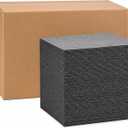 Hoolerry Oil Absorbent Pads Weight Dimpled Pad Garage Accessories Water Absorbent Mat Oil Spill Mat for Absorbing Protecting Home Garage Basement(15 x 19.7 Inch,Gray,100 Pcs)