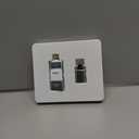 MFi Certified 256GB iPhone Flash Drive, Photo Stick Memory Stick for iPhone iPad, USB Thumb Drive for Photos Videos Transfer & Backup, External Storage Compatible for iPhone/Android/PC/Mac (Blue)