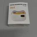 Electric Automatic Nail Clipper, Electric Nail Clippers with Light Nail Trimmer 2 Speeds Automatic Nail Clipper Safe Clipping Storage, Suitable for Children, Adults, and The Elderly (Black)