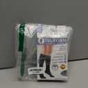 Truform 20-30 mmHg Compression Stockings for Men and Women, Knee High Length, Closed Toe, Black, 2X-Large