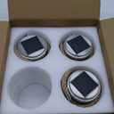 ROSHWEY 3 Pack Solar Lanterns Outdoor Waterproof, Gifts for Women 30 LED Garden Decor Hanging Solar Lights Decorative Backyard Decorative Lighting for Patio Trees Pathway Yard