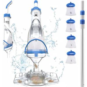 Cordless Pool Vacuum for Above Ground & Inground Pools, 1110 GPH Suction