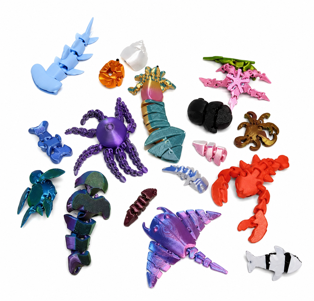 Marine Home 3D Decoration 17 PCS